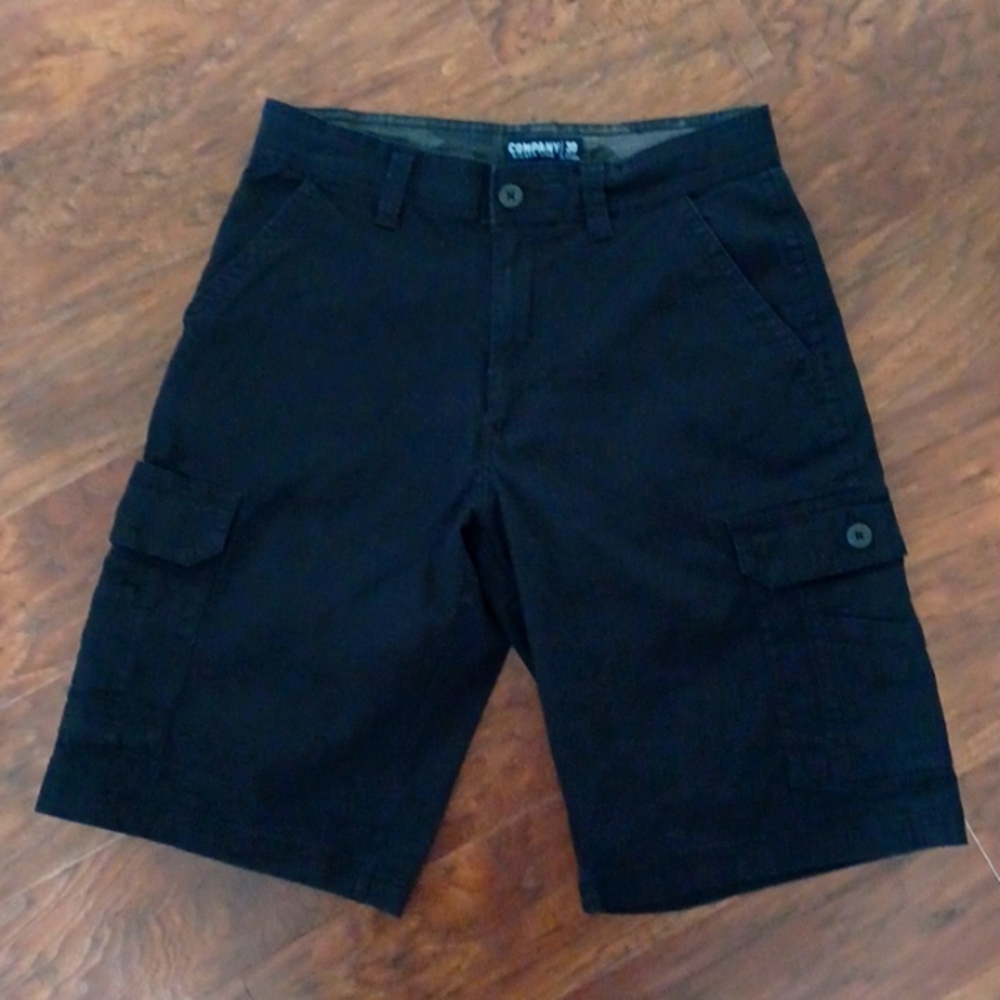 Company Eighty One - Men's 30 Black Cargo Shorts.  8 Pockets
